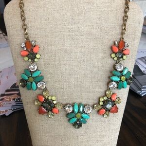 Stella and Dot multi colored statement necklace